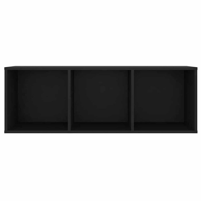 Dulapuri TV, 4 buc., negru, 107x35x37 cm, lemn prelucrat WALTI