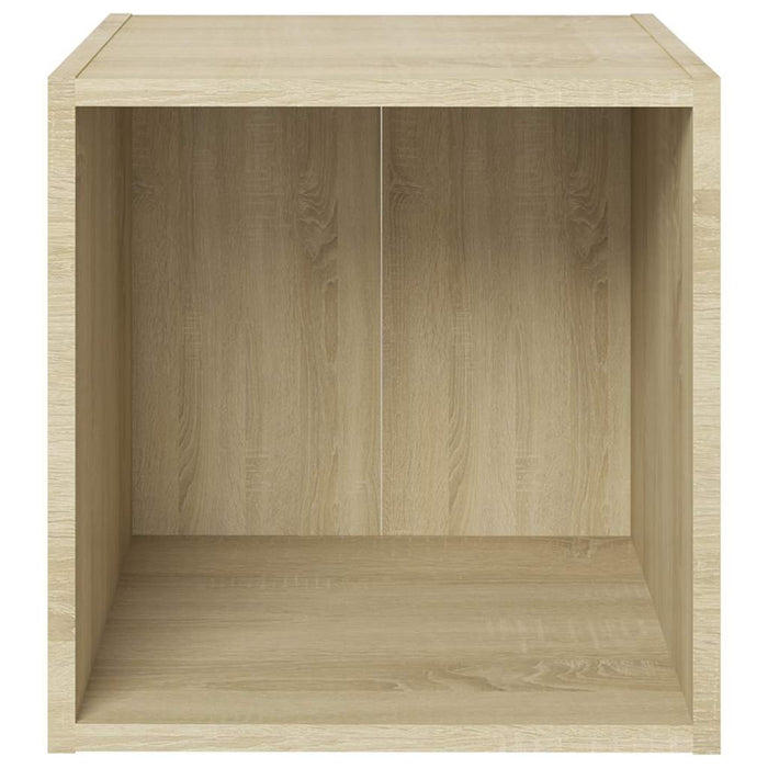 Set de dulapuri TV, 4 piese, stejar sonoma, lemn prelucrat WALTI