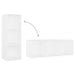Set de dulapuri TV, 3 piese, alb, lemn prelucrat - WALTI WALTI