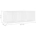 Set de dulapuri TV, 3 piese, alb, lemn prelucrat - WALTI WALTI