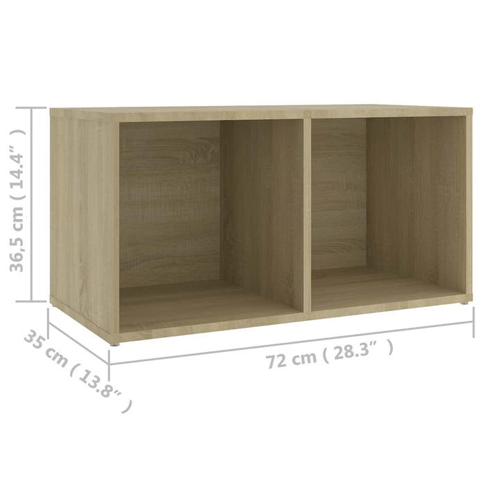 Set de dulapuri TV, 3 piese, stejar Sonoma, lemn prelucrat WALTI