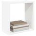 Rafturi de perete cub, 6 buc., alb, 30x15x30 cm - WALTI WALTI