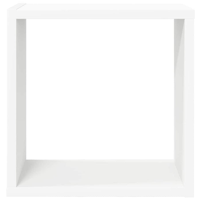 Rafturi de perete cub, 6 buc., alb, 30x15x30 cm - WALTI WALTI