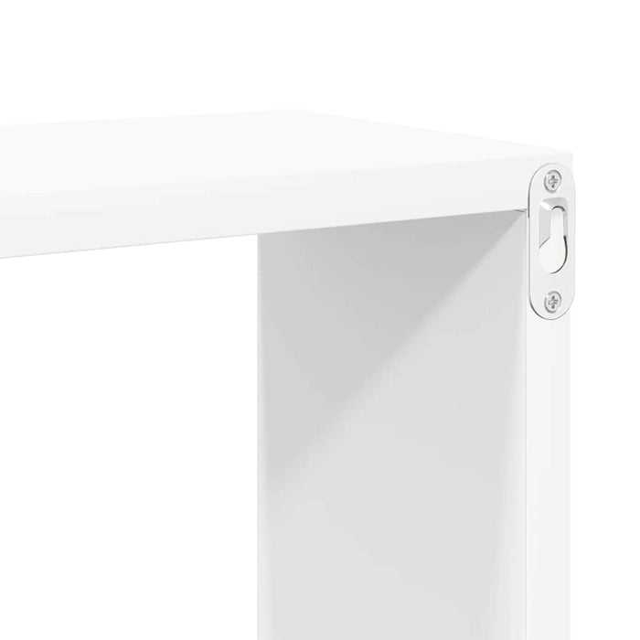 Rafturi de perete cub, 6 buc., alb, 30x15x30 cm - WALTI WALTI