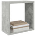 Rafturi de perete cub, 4 buc., gri beton, 30x15x30 cm - WALTI WALTI