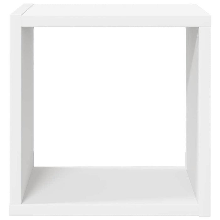 Rafturi de perete cub, 2 buc., alb, 26x15x26 cm - WALTI WALTI