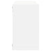 Rafturi de perete cub, 2 buc., alb, 26x15x26 cm - WALTI WALTI