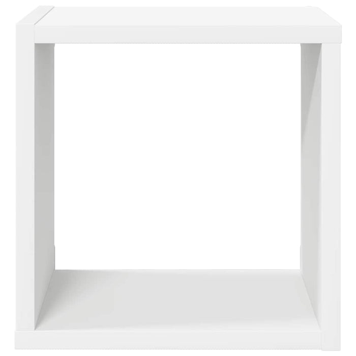 Rafturi de perete cub, 6 buc., alb, 26x15x26 cm WALTI