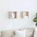Rafturi de perete cub 2 buc. stejar sonoma 26x15x26 cm - WALTI WALTI