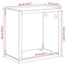 Rafturi de perete cub 2 buc. stejar sonoma 26x15x26 cm - WALTI WALTI