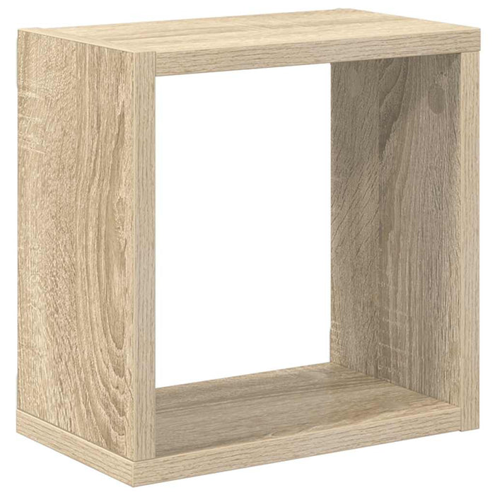 Rafturi de perete cub 4 buc. stejar sonoma 26x15x26 cm - WALTI WALTI