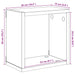 Rafturi de perete cub 4 buc. stejar sonoma 26x15x26 cm - WALTI WALTI