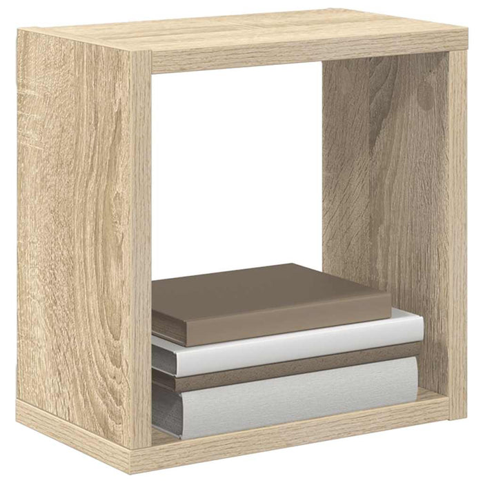 Rafturi de perete cub 6 buc. stejar sonoma 26x15x26 cm - WALTI WALTI