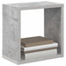 Rafturi de perete cub, 4 buc., gri beton, 26x15x26 cm - WALTI WALTI