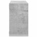 Rafturi de perete cub, 4 buc., gri beton, 26x15x26 cm - WALTI WALTI