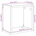 Rafturi de perete cub, 4 buc., gri beton, 26x15x26 cm - WALTI WALTI