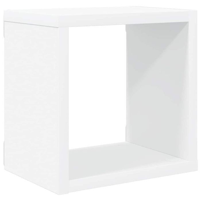 Rafturi de perete cub 6 buc. alb și stejar sonoma 22x15x22 cm WALTI