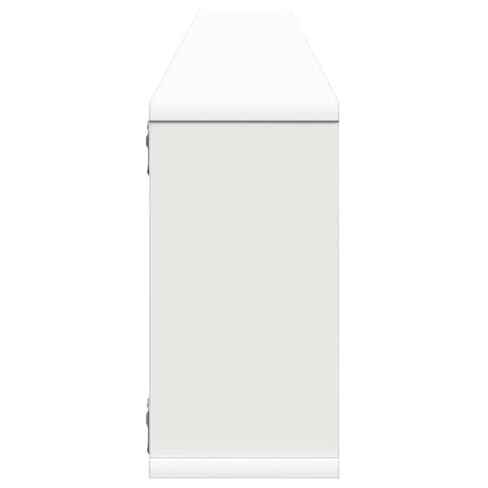Rafturi de perete cub, 2 buc., alb, 100x15x30 cm, PAL - WALTI WALTI