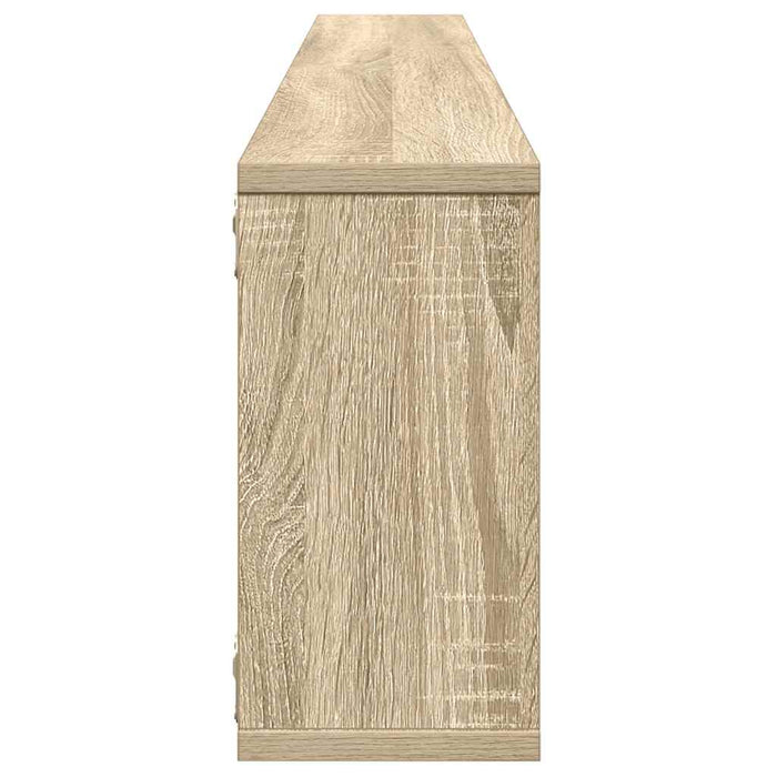 Rafturi de perete cub, 2 buc., stejar sonoma, 100x15x30 cm, PAL - WALTI WALTI