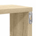 Rafturi de perete cub, 2 buc., stejar sonoma, 100x15x30 cm, PAL - WALTI WALTI