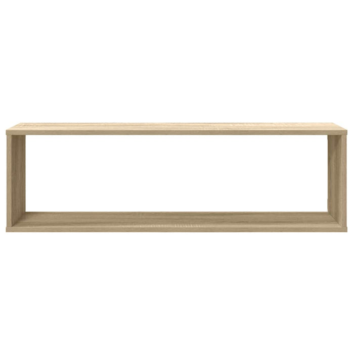 Rafturi de perete cub, 4 buc., stejar sonoma, 100x15x30 cm, PAL - WALTI WALTI