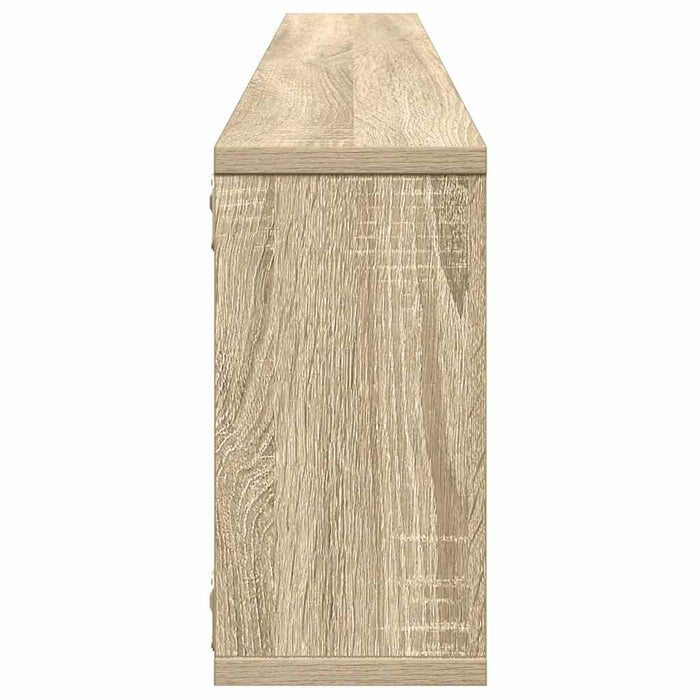 Rafturi de perete cub, 4 buc., stejar sonoma, 100x15x30 cm, PAL - WALTI WALTI