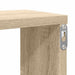 Rafturi de perete cub, 4 buc., stejar sonoma, 100x15x30 cm, PAL - WALTI WALTI