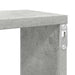 Rafturi de perete cub, 2 buc., gri beton, 100x15x30 cm, PAL - WALTI WALTI