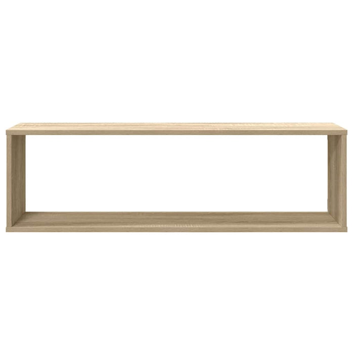 Rafturi de perete cub 2 buc. alb&stejar sonoma 100x15x30cm PAL WALTI
