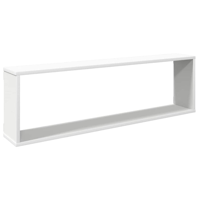 Rafturi de perete cub 4 buc. alb&stejar sonoma 100x15x30cm PAL WALTI