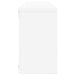 Rafturi de perete cub, 2 buc., alb, 80x15x26,5cm lemn prelucrat - WALTI WALTI
