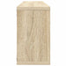 Rafturi de perete cub, 2 buc., stejar sonoma, 80x15x26,5 cm PAL - WALTI WALTI