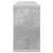 Rafturi de perete cub, 2 buc., gri beton, 80x15x26,5 cm, PAL - WALTI WALTI