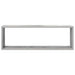 Rafturi de perete cub, 4 buc., gri beton, 80x15x26,5 cm, PAL - WALTI WALTI