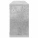 Rafturi de perete cub, 4 buc., gri beton, 80x15x26,5 cm, PAL - WALTI WALTI