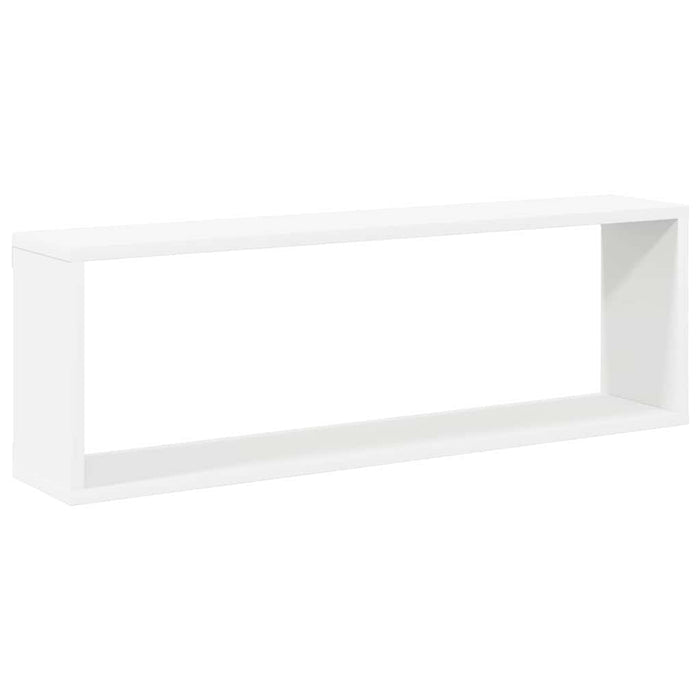 Raft de perete cub 4 buc. alb&stejar sonoma 80x15x26,5 cm PAL WALTI