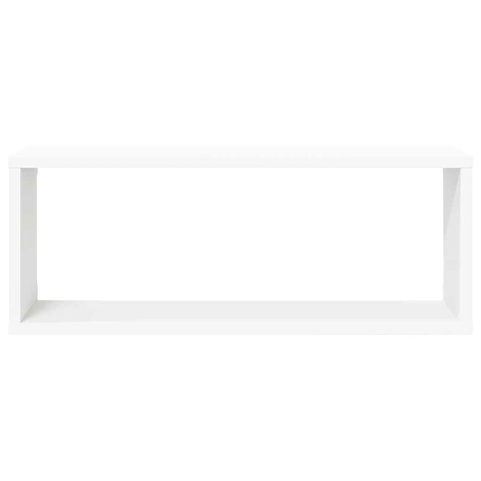 Rafturi de perete în formă de cub 6 buc. alb 60x15x23 cm lemn - WALTI WALTI