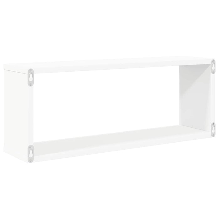 Rafturi de perete în formă de cub 6 buc. alb 60x15x23 cm lemn - WALTI WALTI