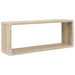 Rafturi de perete cub, 2 buc., stejar sonoma, 60x15x23 cm, PAL - WALTI WALTI