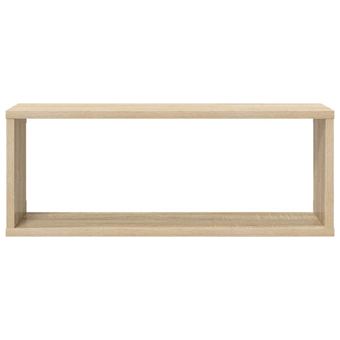 Rafturi de perete cub, 4 buc., stejar sonoma, 60x15x23 cm, PAL - WALTI WALTI