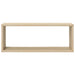 Rafturi de perete cub, 4 buc., stejar sonoma, 60x15x23 cm, PAL - WALTI WALTI