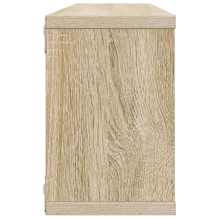 Rafturi de perete cub, 4 buc., stejar sonoma, 60x15x23 cm, PAL - WALTI WALTI