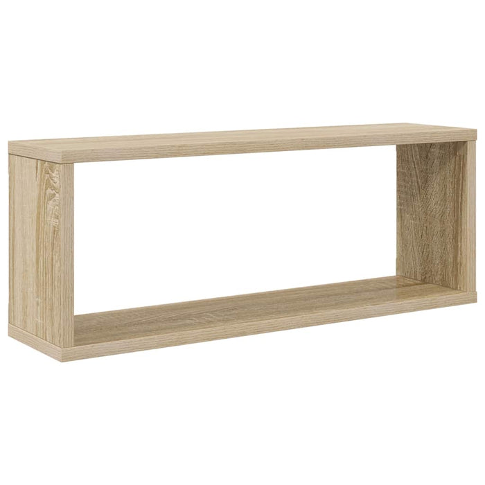 Rafturi de perete cub, 6 buc., stejar sonoma, 60x15x23 cm, PAL - WALTI WALTI