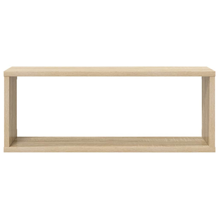 Rafturi de perete cub, 6 buc., stejar sonoma, 60x15x23 cm, PAL - WALTI WALTI