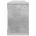 Rafturi de perete cub, 2 buc, gri beton, 60x15x23 cm, PAL - WALTI WALTI
