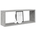 Rafturi de perete cub, 6 buc, gri beton, 60x15x23 cm, PAL - WALTI WALTI