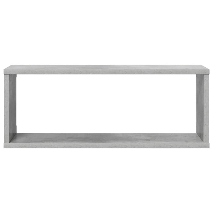 Rafturi de perete cub, 6 buc, gri beton, 60x15x23 cm, PAL - WALTI WALTI