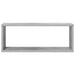 Rafturi de perete cub, 6 buc, gri beton, 60x15x23 cm, PAL - WALTI WALTI