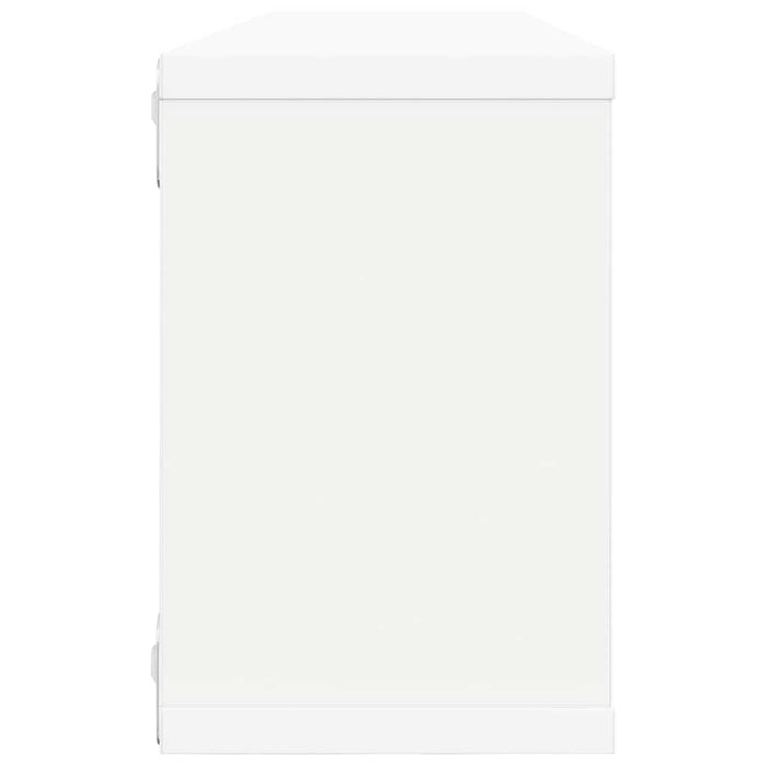 Rafturi de perete cub 6 buc. alb/stejar sonoma 60x15x23 cm PAL WALTI