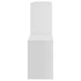 Raft de perete, alb, 100x18x53 cm, lemn prelucrat - WALTI WALTI